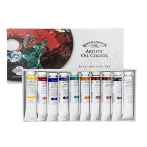 Winsor & Newton Artists’ Oil Colour Paint Introductory Set (10X21ml Tubes)