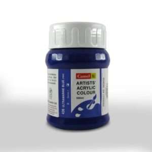 CAMEL ARTIST ACRYLIC COLOUR 500ML – ULTRAMARINE BLUE