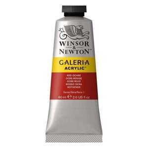 Winsor & Newton Galeria Acrylic Colour – Tube of 60 ML – Red Ochre