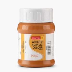 CAMEL ARTIST ACRYLIC COLOUR 500ML – Raw Sienna