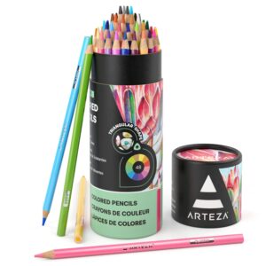 ARTEZA Colored Pencils Classic Assorted Colors Set of 48
