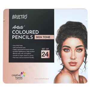Brustro Artists  Coloured Pencils Skin Tone Set of 24