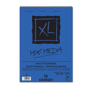 Canson XL Mix Media 300 GSM A3 Album of 30 Medium Grain Sheets