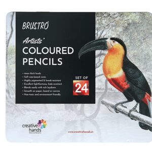 Brustro Artists’ Coloured Pencil Set of 24