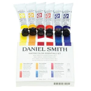 Daniel Smith Extra Fine Essentials Introductory Watercolor, 6 Tubes, 5ml