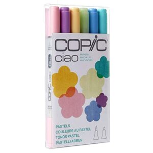 Copic Ciao Markers 6 Piece Set Pastel