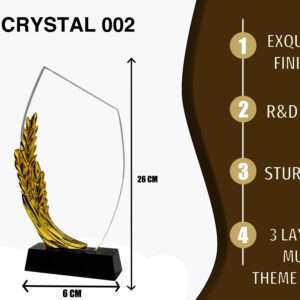 crystal 002 Crystal Trophies & Brass Trophies