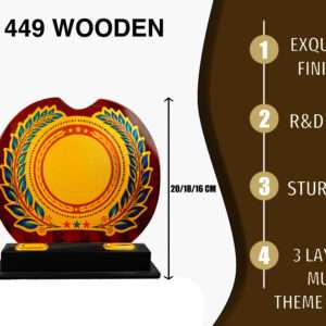 1449 Wooden Mementos and Plates