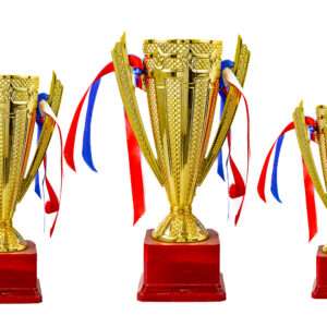 ultra mini Metallic Fiber Trophies