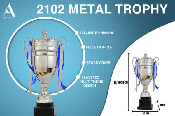 2102 silver Metal Trophies - Image 3