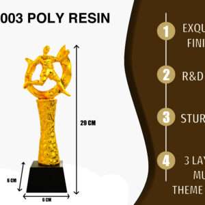 7003 poly resin Polyresin Trophies