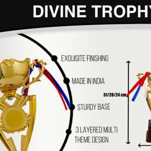 divine trophy Metallic Fiber Trophies