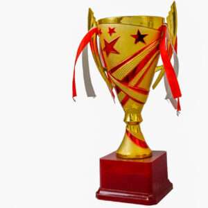 Galaxy red Metallic Fiber Trophies