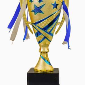 galaxy blue Metallic Fiber Trophies