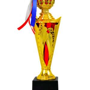 Beauty red Metallic Fiber Trophies