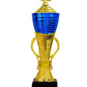 super cup blue Metallic Fiber Trophies