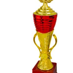 super cup red Metallic Fiber Trophies