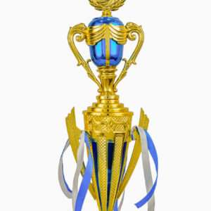 ultra blue with honour Metallic Fiber Trophies