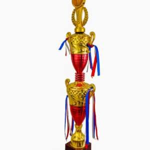 success new - red with glory Metallic Fiber Trophies