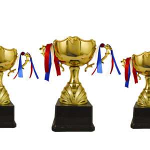 classic with glass trophy Metallic Fiber Trophies