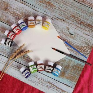 rtRight 12 x 25ml Watercolor Paint Set with Free Paintbrush